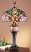 J.J. Peng Stained Glass Tiffany - style Table Lamp