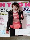 Nylon April 2011 The Stars of Sucker Punch Emily Browning Jamie Chung Abbie Cornish Vanessa Hudgens Jena Malone