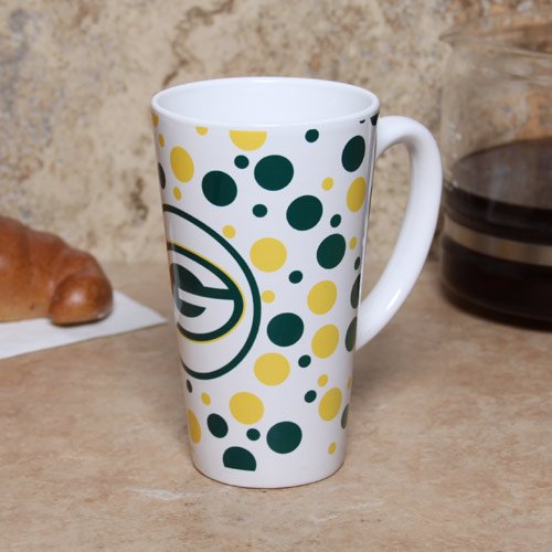 NFL Green Bay Packers 16-Ounce White Latte Mug