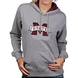 NCAA Mississippi State Bulldogs Ladies Ash Game Day Hoody Sweatshirt
