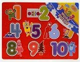 Yo Gabba Gabba 123 Number Wood Puzzle