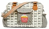 Pink Lining Wickeltasche Diaper Bag YUMMY MUMMY Weiß/Grau