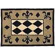 Jellybean Fleur De Lis Harlequin Indoor Outdoor Rug