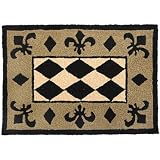 Jellybean Fleur De Lis Harlequin Indoor Outdoor Rug