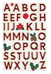 Martha Stewart Crafts Woodland Large Alphabet Stickers