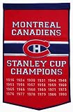 Winning Streak Toronto Maple Leafs Dynasty Banner - "Montreal Canadiens" 24 x 36 Inches