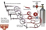 4 Faucet refrigerator Keg Kit, Premium