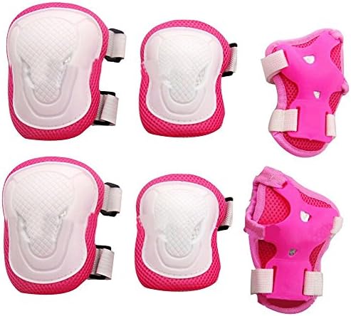 Eforstore Adult Women/men Unisex Knee Elbow Wrist Protective Pads Set for Skateboard Cycling Roller Skating and Other Outdoor Sports Safety Protective Pads Set