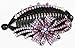 Banana Hair Clip: Ribbon Design with Beautiful Crystals