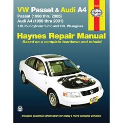Haynes VW Passat & Audi A4 Automotive Repair Manual (Haynes Repair Manual)
