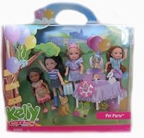 Barbie Kelly Pet Party Doll Set with Kayla, Kenzi, Kelly, & Miranda
