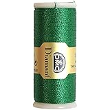 DMC Diamant Metallic Needlework Thread, 38.2-Yard, Green Emerald