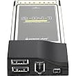 4-Port USB 2.0 And FireWire CardBus Card