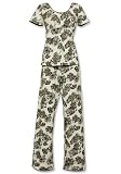 Bedhead Stretch Trees Black & White Cap Sleeve Knit Lounge Set
