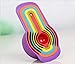 Drhob Measuring Baking Spoons Cups Kitchen Tools Teaspoon Rainbow Color 6pcs Utensil Shipping Method (Color:Multicolor random)