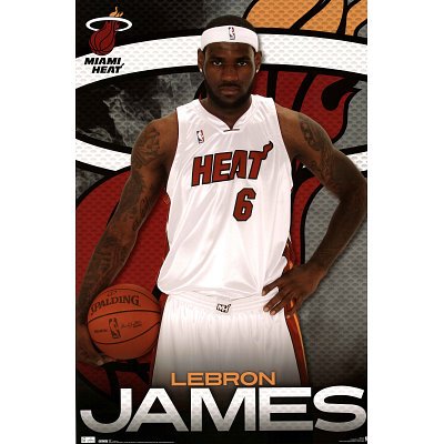 Trends Miami Heat Lebron James Poster 22 X 34