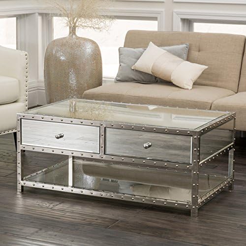 Christopher Knight Home Jade Mirrored Coffee Table