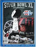 Autographed Pittsburgh Steelers Super Bowl XL Program Cowher Polamalu Plus 12 Sigs
