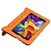 NEWSTYLE Shockproof Light Weight Kids Case with Protection Cover Handle and Stand for Samsung Galaxy Tab 4 7-inch, SM-T230, SM-T231, SM-T235 - Orange (Not Fit Other Models)