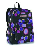 JanSport Superbreak Classic Backpack Black Mini Dots