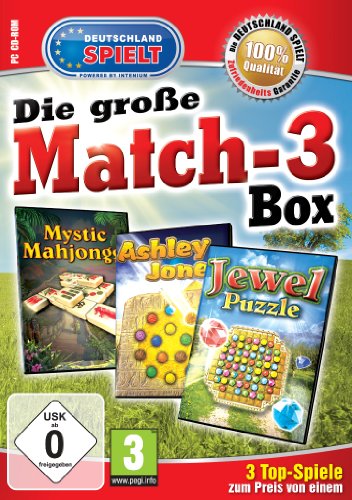 Intenium Die gro&szlig;e Match-3 Box (Ashley Jones / Mystic Mahjong / Jewel Puzzle)
