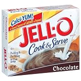 Jell-O Cook and Serve Pudding and Pie Filling, Chocolate, 5-Ounce Boxes (Pack of 24)