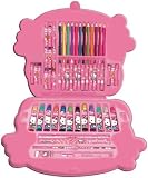 Hello Kitty - A1004287 - Loisir Cr�atif - Valisette de Coloriage - Hello Kitty - 65 Pi�ces