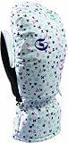 Disciple Women's Heart Attack Snowboard Mitten, White, Medium