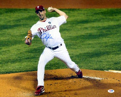 Cliff Lee Autographed Phillies 16x20 Photo #1 PSA/DNA