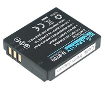 Hi-Capacity Panasonic CGA-S005A/1B Compatible Camera Battery for Panasonic FX8, FX9, FX01, FX07, FX3, LX1, LX2 and FX50 Digital Cameras