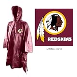 Washington Redskins NFL Adult Rain Poncho