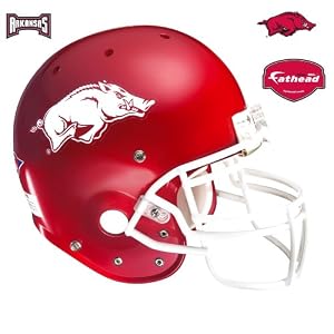 Fathead Arkansas Razorback Helmet Wall Graphic