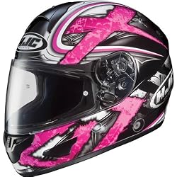 HJC Shock Women's CL-16 Street Bike Racing Motorcycle Helmet - MC-8