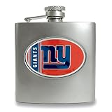 New York Giants Stainless Steel Hip Flask
