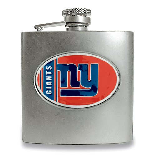New York Giants Stainless Steel Hip Flask
