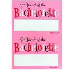Bachelorette Party Name Tags 16ct