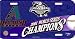 Luis Gonzalez autographed Arizona Diamondbacks 2001 World Series Champions license plate