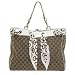 Gucci 153033 Beige Positano Scarf Shopper Tote Handbag
