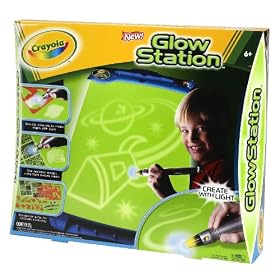 Crayola Glow Station can create with Light!