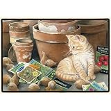 Fiddlers Elbow Nelson Flower Pots Feline Cat Mat doormat floormat