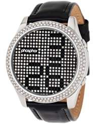 Phosphor Womens MD005L Appear Collection Fashion Crystal Mechanical Digital Watch