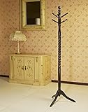 Frenchi Furniture Swivel Coat Rack Stand in Cherry Finish