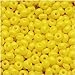 Czech Seed Beads 6/0 Sunshine Yellow Opaque (1 Ounce)