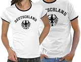 Produkt-Bild: Deutschland Adler T-Shirt EM 2012 Damen oder Herren Ringer T-Shirt S - XXL verschiedene Farben