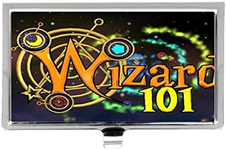 wizard101 Custom Rectangle Business Name Card Case,Stainless Steel Good quality card box holder