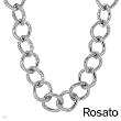 ROSATO Made in Italy Elegant and Beautiful Necklace Made in 925 Sterling silver. Total item weight 33.1g Length 19.75in