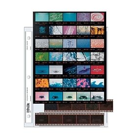 Print File Archival 35mm Size Negative Pages Holds Seven Strips of Five Frames with Contact Sheet, Pack of 100