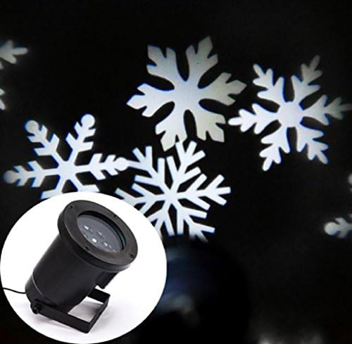 Gillberry Laser Outdoor Light Landscape Projector Waterproof Spotlights Holiday Xmas Wedding Garden Decor (White)
