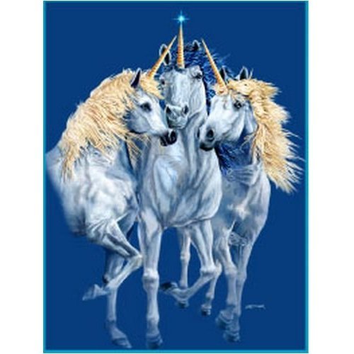 1Unicorn Blanket Queen Size Mink Plush Signature Collection Find 10