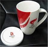 Official Beijing 2008 Olympics Licensced Product - Ceramics Tea Cup with Lid